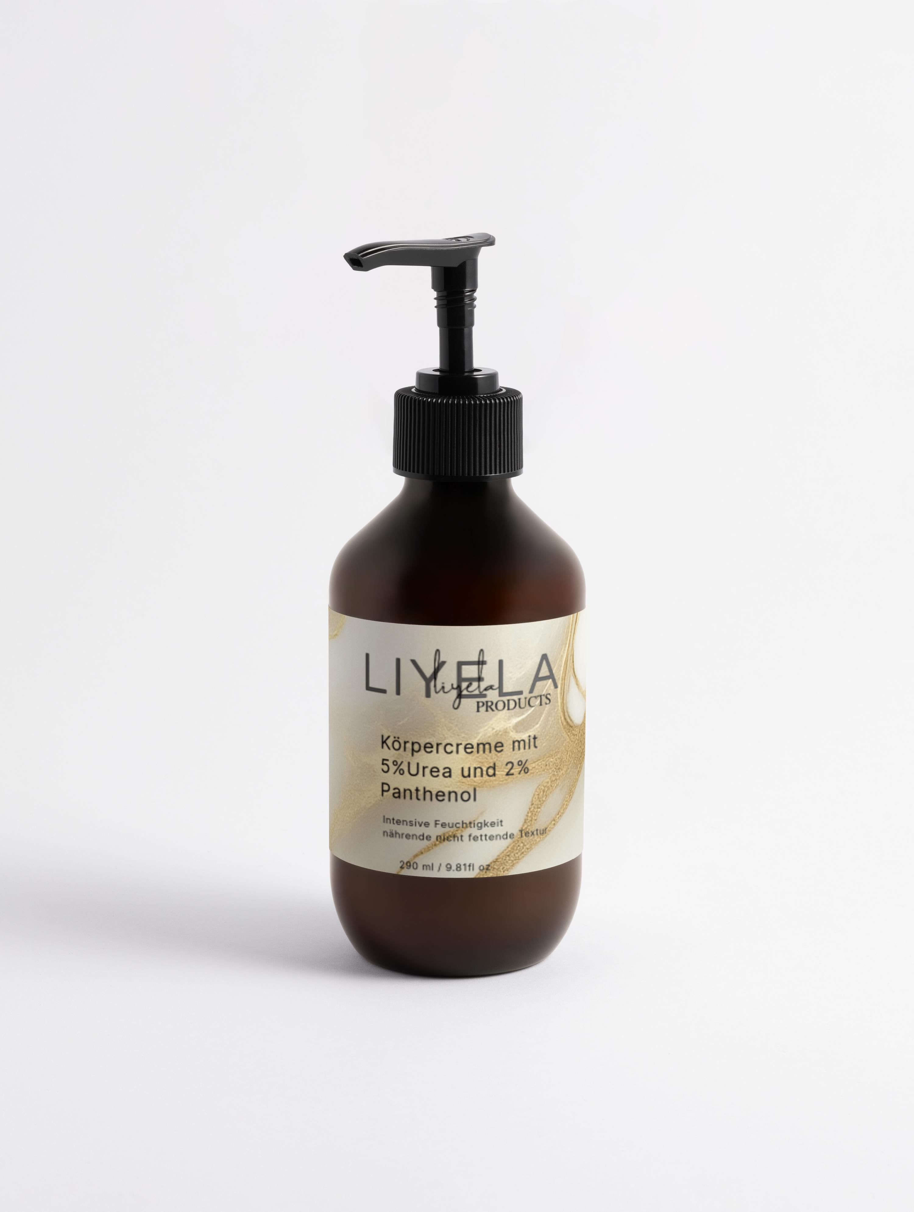 Körpercreme mit 5% Urea + 2% Panthenol